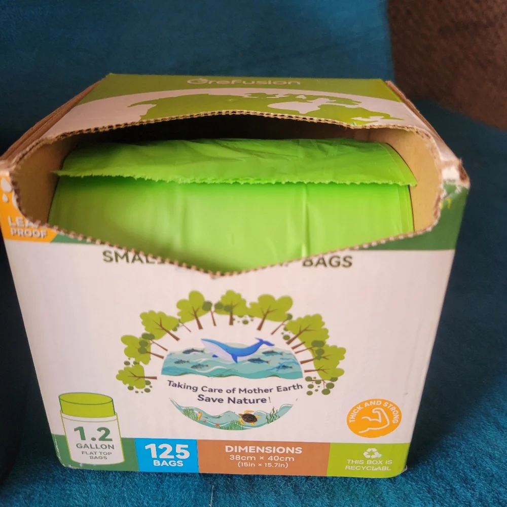 Silver Compost Bin with 124 Bags